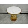 Buy cheap Golden Metal Frame Marble Odm Modern Nesting Coffee Table from wholesalers