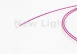 Purple Color Simplex Fiber Optic Cable Single Mode With Fiber Protection Sleeve