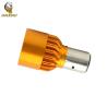 Buy cheap 15W Metal Golden Case White Steady Color 3 Lens H4 BA20D Motorcycle Mini Driving Headlamp from wholesalers