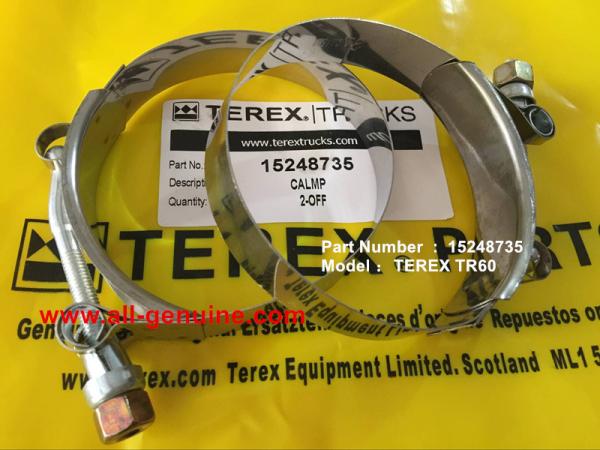Buy cheap TEREX 15248735 CLAMP NHL DUMP TRUCK MINING QUARRY TR50 TR60 TR70 from wholesalers
