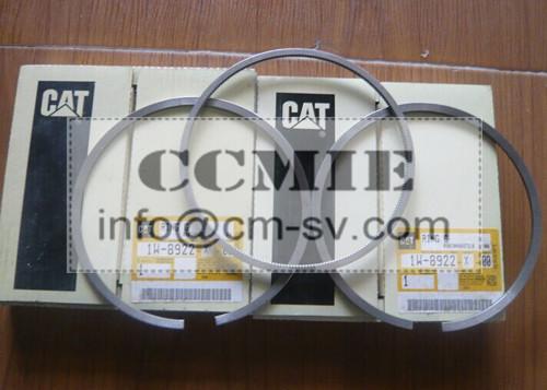 Rubber Sealed Power Piston Rings , CAT Heavy Equipment Engine Piston Ring
