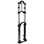 Black Electric Bike Suspension Fork 210mm Maximum Rotor Size