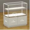 Buy cheap White Tempered Glass Jewelry Shop Furniture With Led Light from wholesalers
