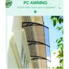 Buy cheap UV Protection Polycarbonate Door Awnings , Door Rain Canopy Snow Resistant from wholesalers