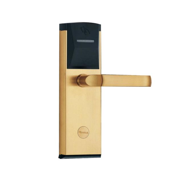 Buy cheap Smart Hotel Access Control Door Lock / RFID Electronic Lock from wholesalers