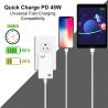 Buy cheap 20V 2.25A USB A Fast Charger USB C 45W PD Adapter Charger JP US Plug from wholesalers