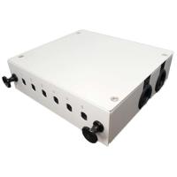 Buy cheap 6 Port 6 Core Fiber Optic Patch Box Indoor Terminal Box ST Single Mode Simplex product