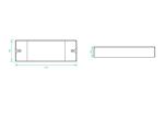 100-240Vac Input DMX512 LED Controller DMX Dimmer Switch 5A * 1CH 100-240Vac