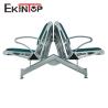 Buy cheap Green Airport Waiting Area Chairs , Steel 3 Seater Chair With Synthetic Leather from wholesalers