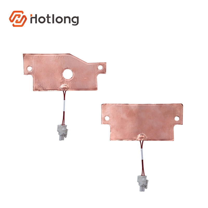 Thickness 0.3mm 12V 200W Clear Amber Flexible Polyimide Heater