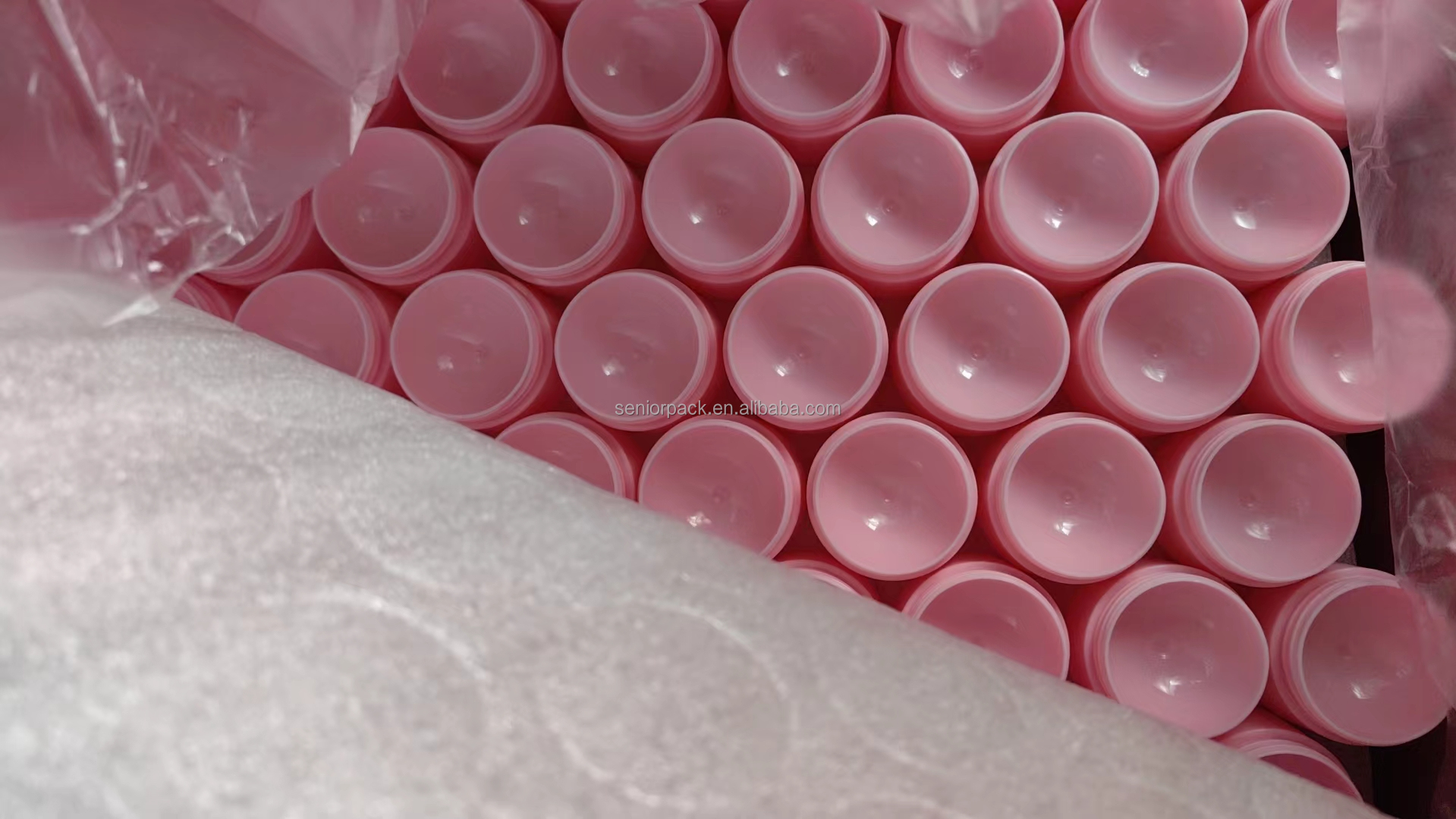 5g 10g 20g 30g 50g Empty Pink Double Wall Matte Face Cream Frosted Lip Balm Container PP Cosmetic Plastic Jar with Lid