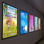 Colorful LED Advertising Light Box Square Shopping Mall Advertising