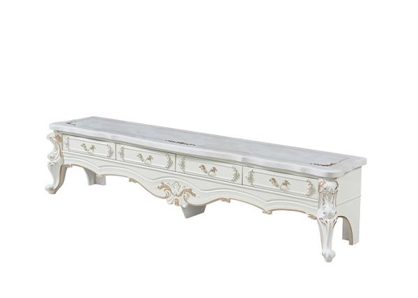 Buy cheap Marble Solid Wood TV Cabinet And Coffee Table Set from wholesalers