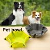 Buy cheap Portable Folding Pet Feeder Bowls Outdoor Travel Silicone Dog Frisbee Tableware from wholesalers
