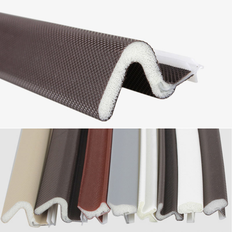 Soundproof PU Foam Seal Strips Cladding Type Bevel Edge For Doors And Window
