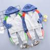 Buy cheap 39in Girls Spring Autumn White Sports Suit Two Piece Skirt And Top Girls Wear from wholesalers