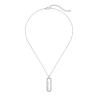 Buy cheap 18k Gold Mom paperclip Pendant Necklace in 925 Sterling Silver from wholesalers