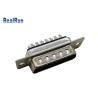 Buy cheap 15 Pin D Subminiature Connector Stamped Contact Straight PBT from wholesalers