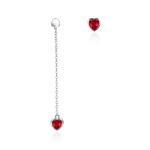 2.28ft 7.2g Gold Long Drop Chain Earrings Fiancee Hanukkah Long Chain Earrings