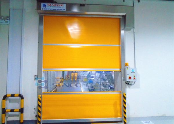 Buy cheap English Man Machine Interface Industrial High Speed Door For Warehouse from wholesalers