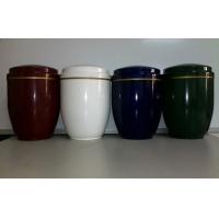 Buy cheap Colorful painted metal urn for body ash , cremation urn products product