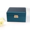Buy cheap brown Portable Jewelry display Box PU Leather Storage Case from wholesalers