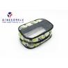 Buy cheap Super Clear Window Canvas Makeup Bag , Fabric Cosmetic Bags With Round Corners from wholesalers