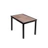Buy cheap Contemporary Plastic Wood Table Top Metal Aluminum Dining Set for 4 Seats from wholesalers