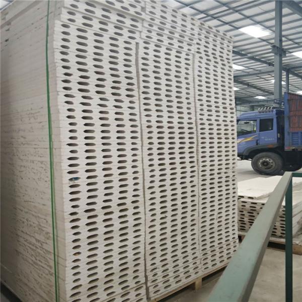 Buy cheap strong 50mm hollow core grey white MGO sandwich panel with 0.326mm for container house from wholesalers