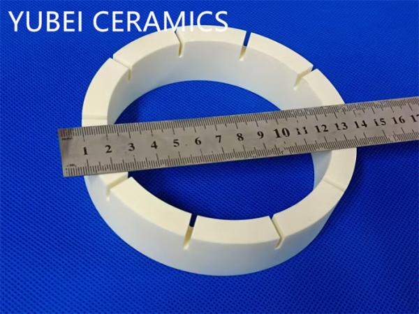 Buy cheap 3.85g/Cm3 340GPa Alumina Ceramic Rings 99% Al2O3 Ring High Toughness from wholesalers