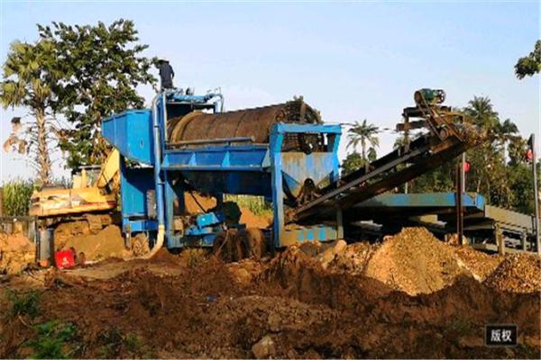 Buy cheap gold and diamond mining equipment gemstone trommel washing plant with long clay scrubber from wholesalers