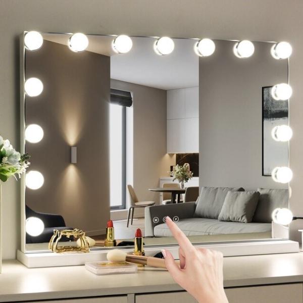 Buy cheap Large Hollywood Mirror And Lights 50x Magnifying For Home Makeup from wholesalers