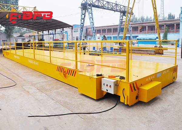 Buy cheap 2019 factory custom design busbar powered railway transfer cart in production line from wholesalers