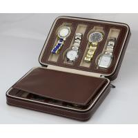 Buy cheap 8 Slots Brown Watch Display Box Elegant Appearance For Home Jewelry Decoration product