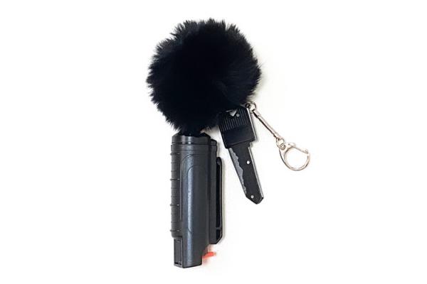 Buy cheap Colorful 20ml Pepper Spray Holder Keychain Women Security Protect from wholesalers