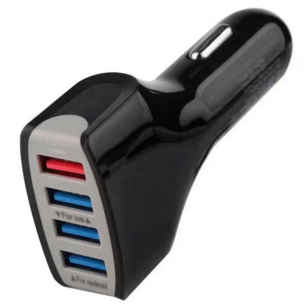 Buy cheap QC3.0 Port Car 4 USB Phone Charger Adapter Fast Charging Car Charger 40g from wholesalers