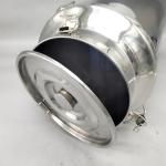 Mirror Polishing 40ltr Stainless Steel Peanut Butter Farm Sealed Milk Can