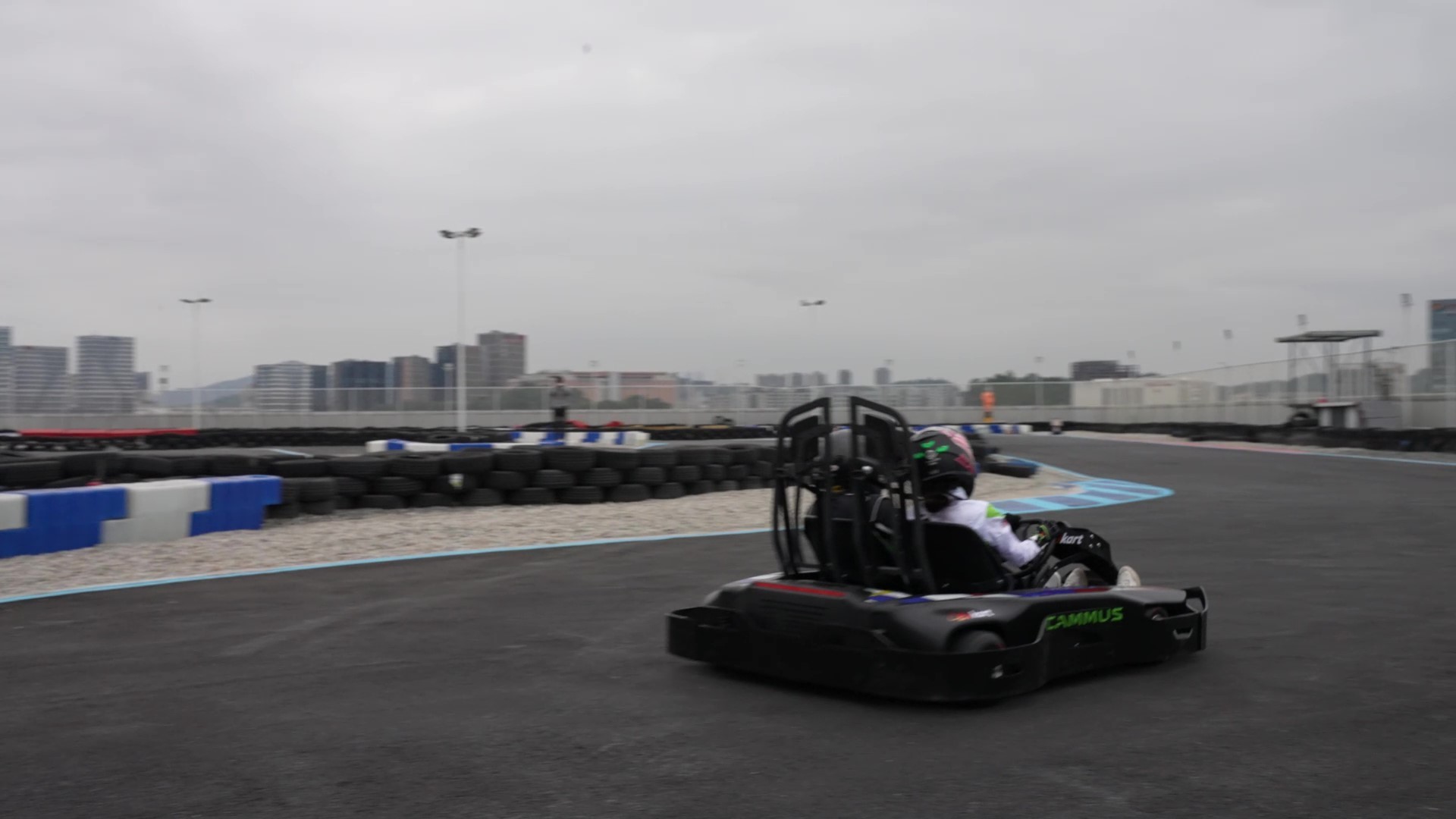 Electric Commercial Children Go Kart 120Km/H With 3 Point Safety Harness