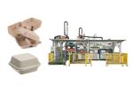 Electric Heating Clamshell Lunch Box Forming Machine With 400*300mm Mold Size