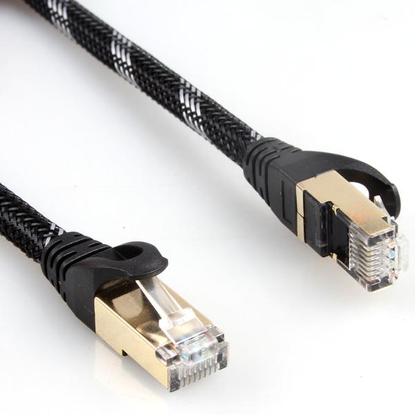 Buy cheap 10Gbps Braided Network Cable , RJ45 Cat 7 Cable For Gigabit Ethernet from wholesalers
