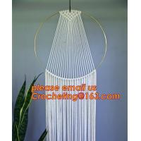 Buy cheap Macrame Wall Art Hanging Tapestry Wedding Decoration with Lace Fabrics, MACRAME product