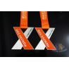 Buy cheap X Shape Both Side Metal Award Running Medals With Lanyard Or Sulimated Ribbon from wholesalers