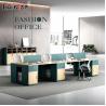 Buy cheap Commercial L Shaped Desk Cubicle 6 Person For Office Computer from wholesalers