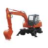 Buy cheap Heavy Equipment Excavator , 0.4 M3 Bucket Capacity 8 Tonne Wheeled Excavators from wholesalers