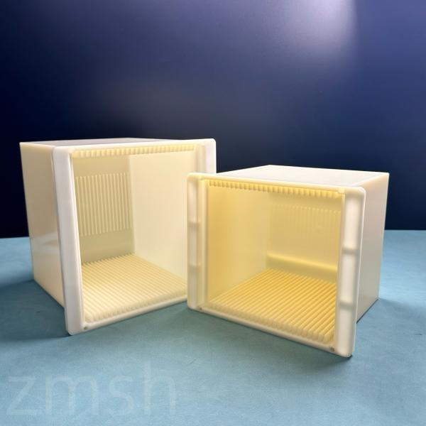 Buy cheap 5 Inch 6 Inch 125x125mm 150x150mm Square Wafer Cassette Box 25pc Polypropylene (PP) Plastic from wholesalers