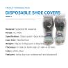 Buy cheap Elastic Cuff Blue / White PE Disposable Shoe Covers For Room Cleaning And Veterinary from wholesalers