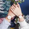 Buy cheap Leather Couple Quartz Watch Rectangular Analog Dial Wearproof from wholesalers