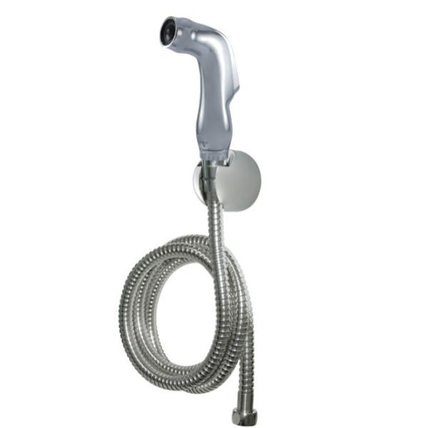 Stainless Steel Bidet Push Shower Head For Sustainable Rinse Bathroom Bath
