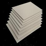 Recycle 250gsm 300gsm 350 gsm 400gsm paper one side coated duplex board