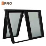 Buy cheap Black Color Aluminium Awning Windows With Chain Winder And Keys For Bathroom glass awning window awning window from wholesalers